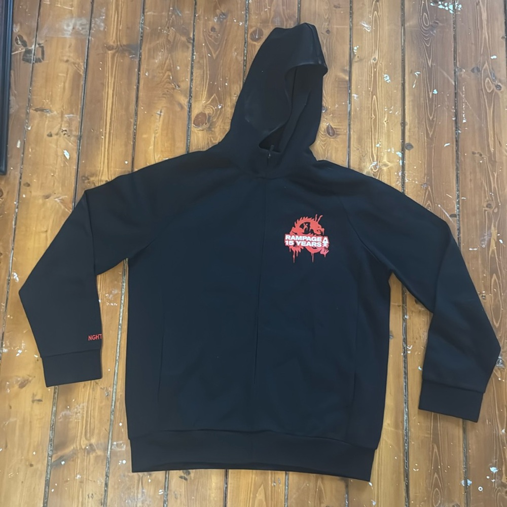 Rampage black zip up hoodie